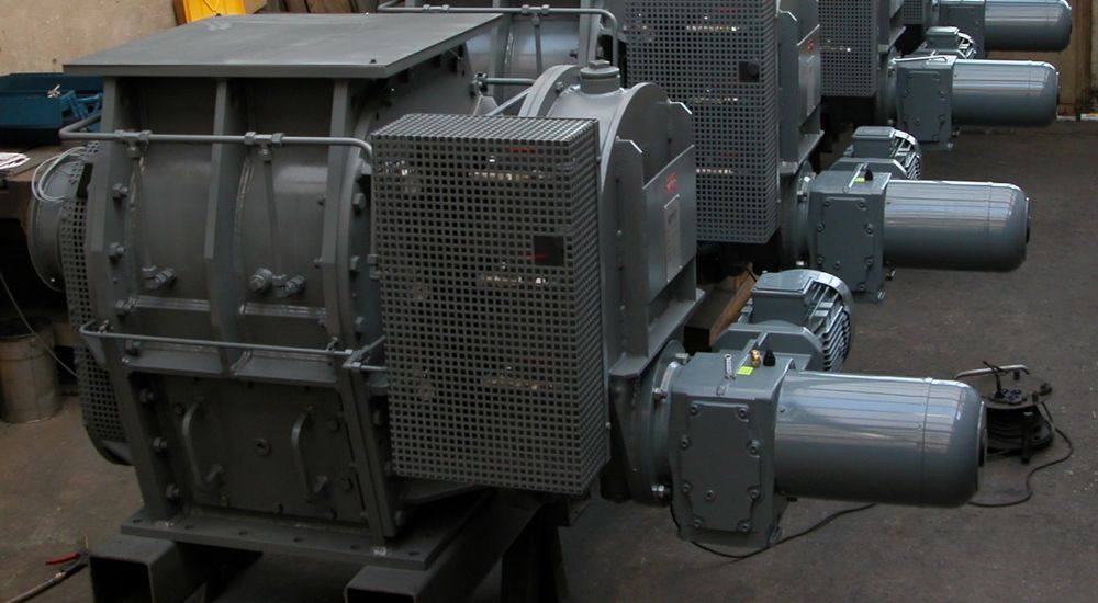 Zwangsrauumschleuse ZS-RKW-B; Fördergut: Kohle