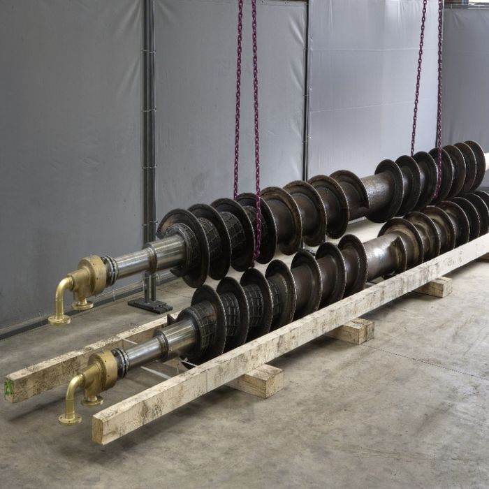 Austragsschneckenwellen - Förderleistung 10,5 t/h