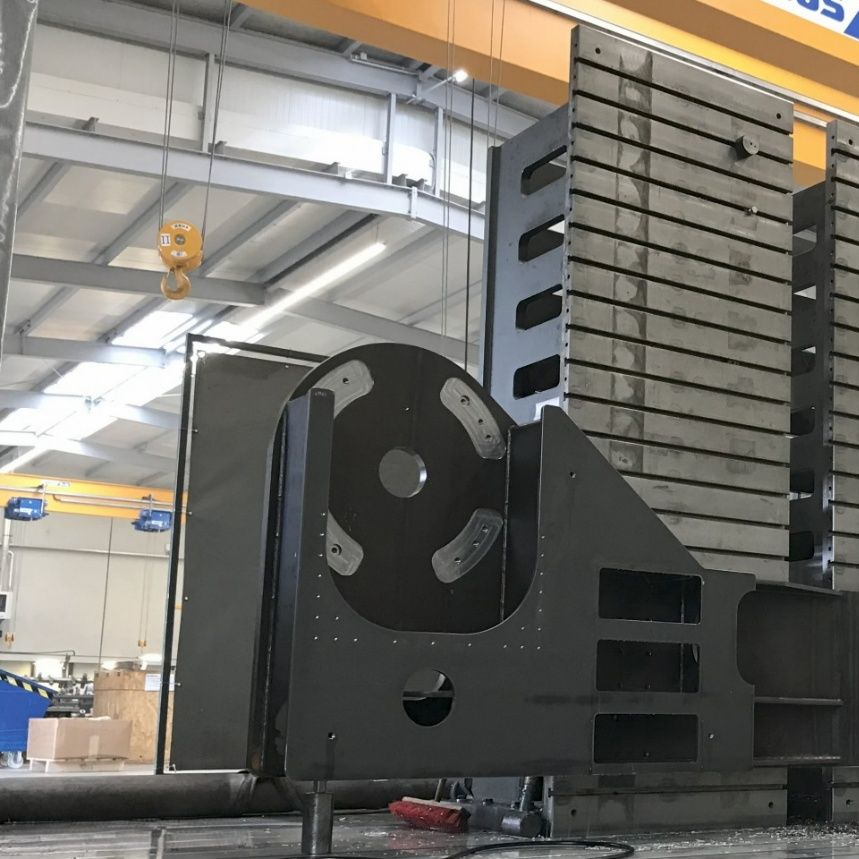 Drehstation für Drehofen - Stückgewicht: 3.980 kg