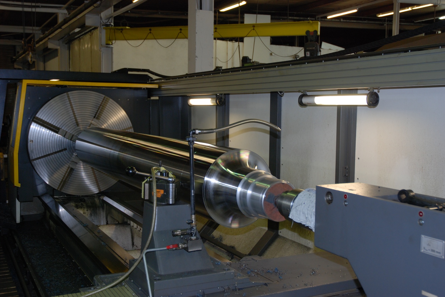 Walzenfertigung: Ø 170 – Ø 600 mm - Länge: 400 – 6.500 mm